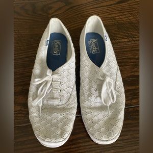 White Lace Keds